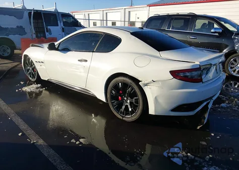 2013 Maserati Granturismo Mc/Sport from USA, damaged, VIN ZAM45VLA0D0072550